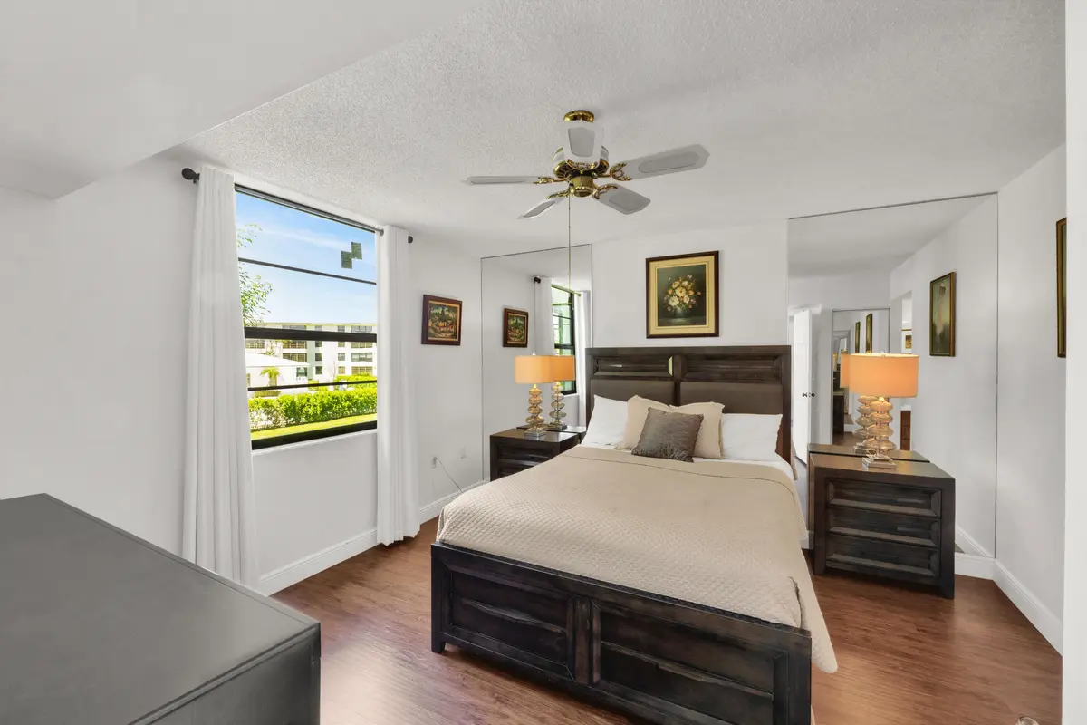 Primary bedroom at 3716 Whitehall Drive 202, West Palm Beach