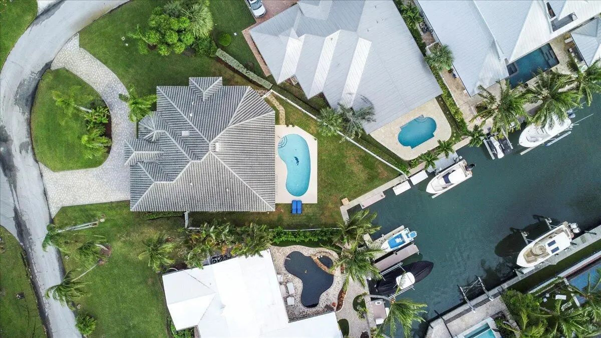 Aerial photo at 72 Waterway Road, Jupiter