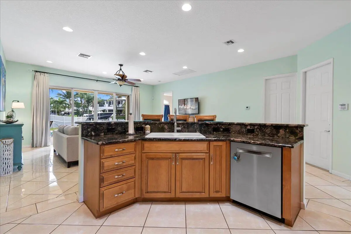 Kitchen at 72 Waterway Road, Jupiter