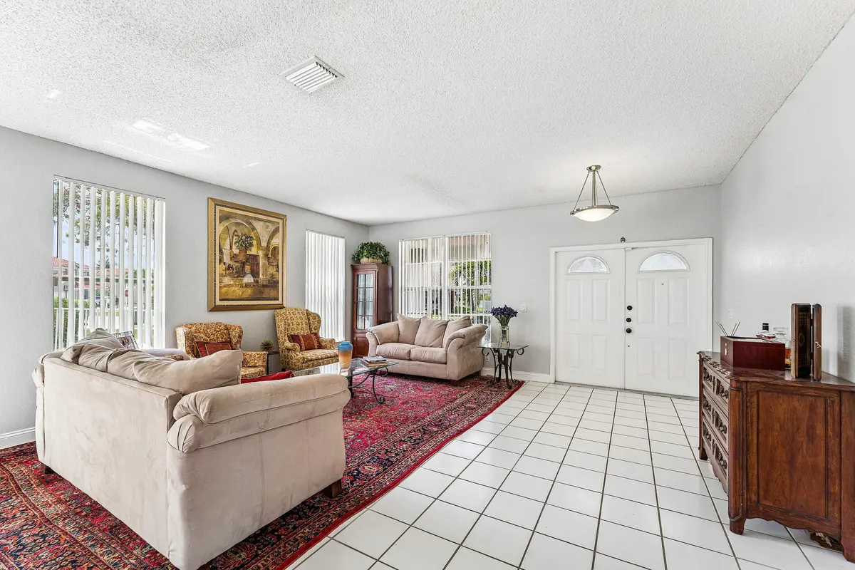 Living room at 18250 Blue Lake Way, Boca Raton