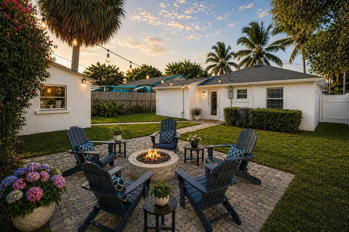 Back Yard at 143 E 23rd Street, Riviera Beach