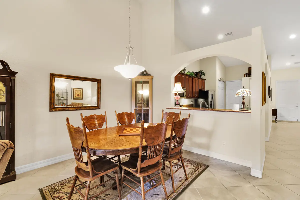 Dining Room at 6500 Oxford Circle 103, Vero Beach