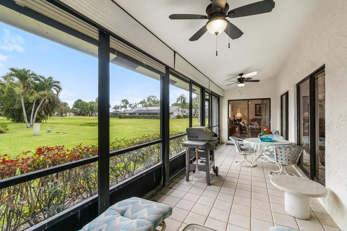 Screened Patio with 2 Skylights at 5692 Willow Creek Lane, Delray Beach