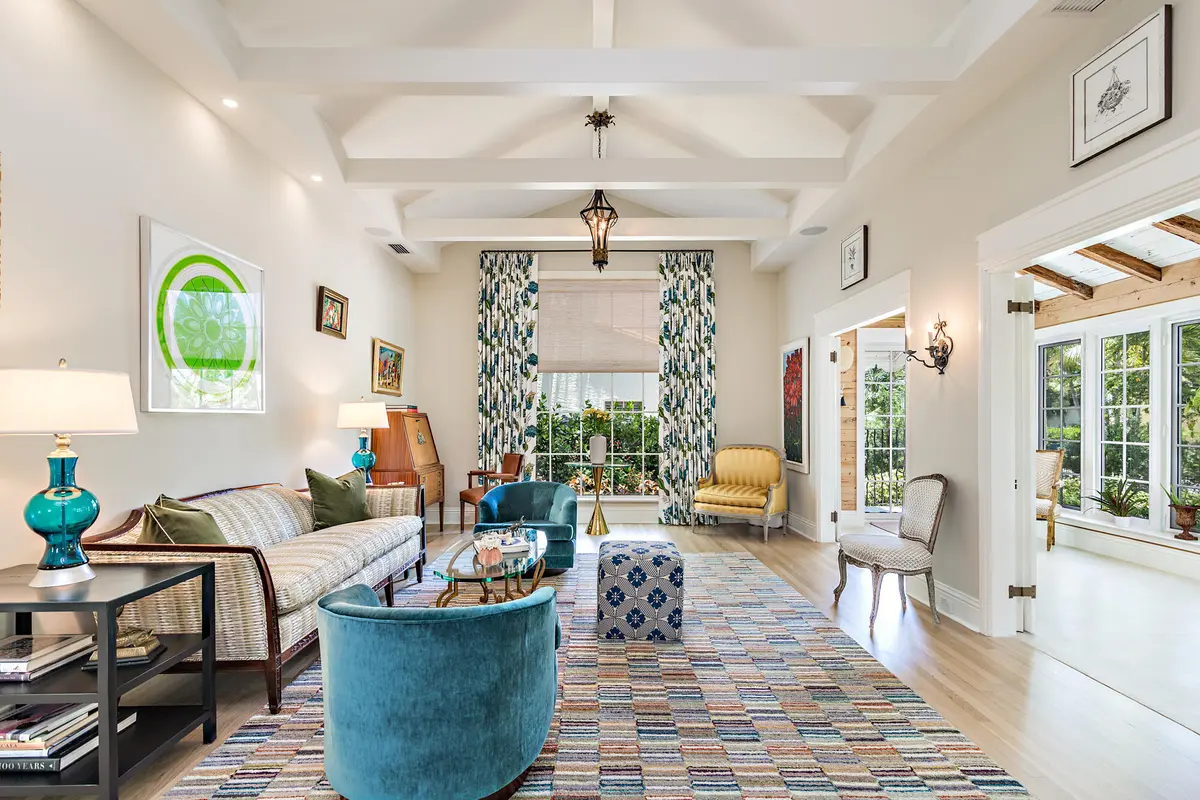 Living Room at 611 Flamingo Drive, West Palm Beach