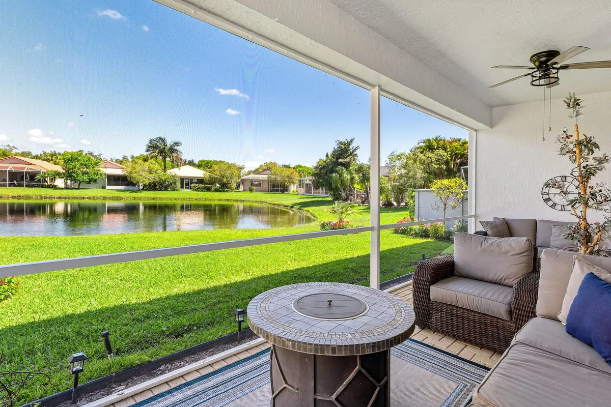 Screened Patio at 9121 Bay Point Circle, West Palm Beach