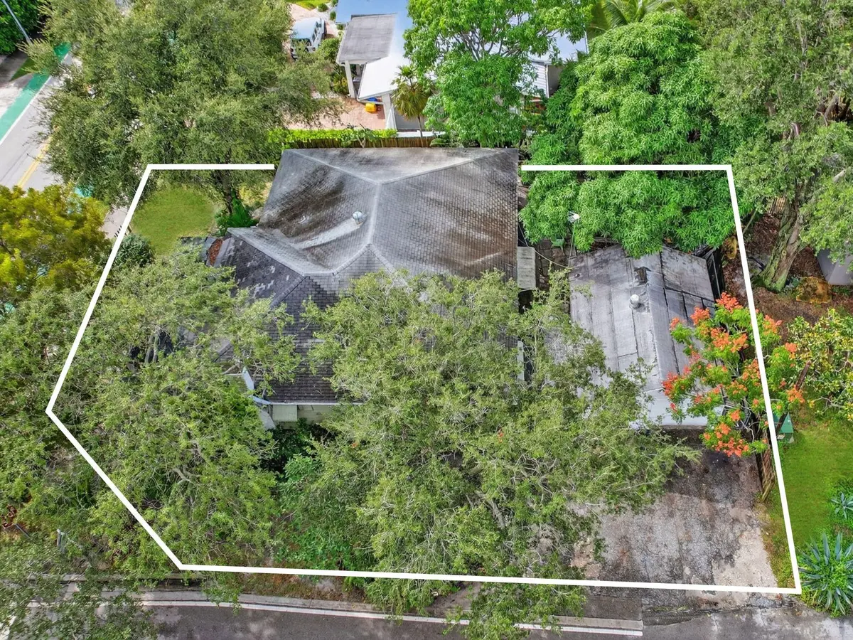 Aerial at 1018 NE 2nd Avenue, Delray Beach