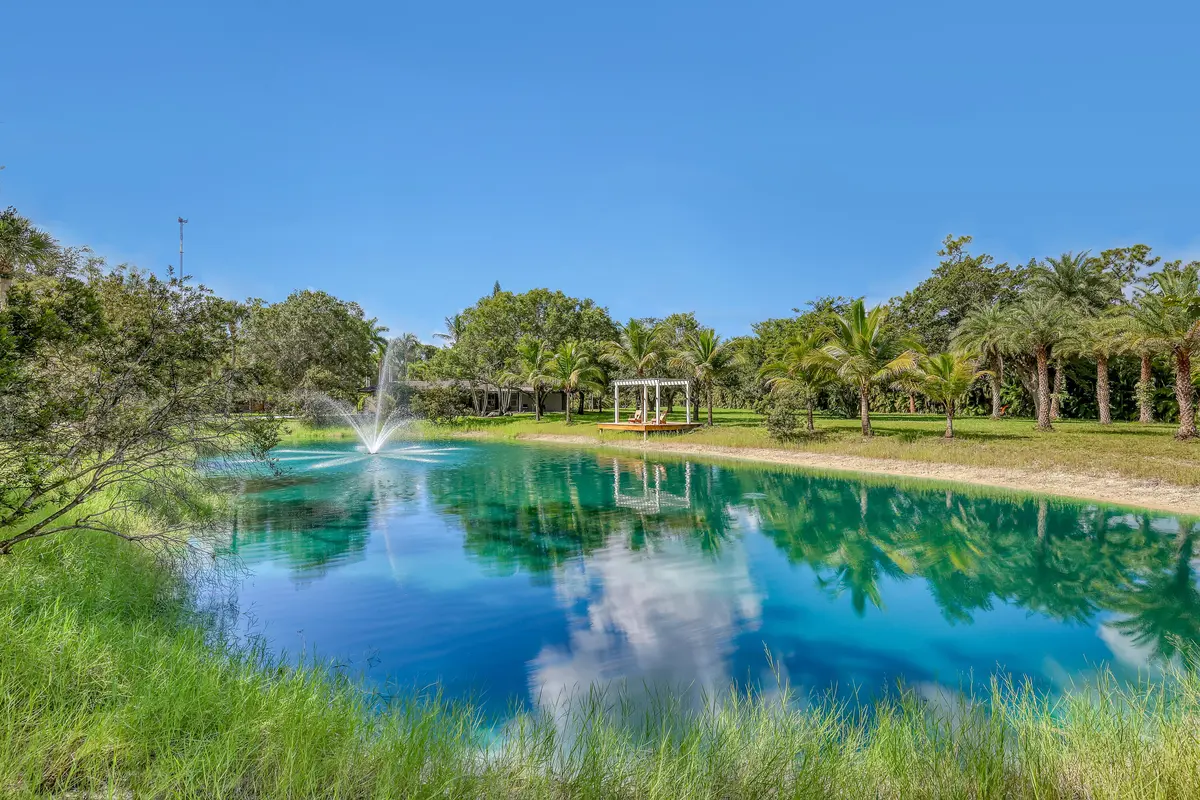 Private Pond at 10780 Anderson Lane, Wellington
