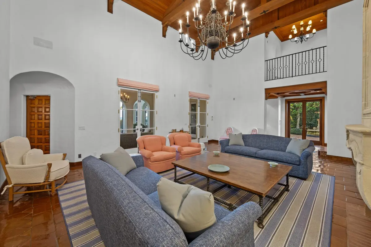 Living Room at 240 N Ocean Boulevard, Palm Beach