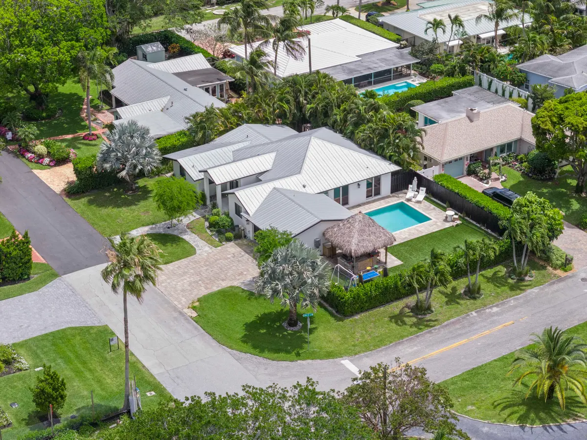 Aerial at 410 Lake Drive, Delray Beach