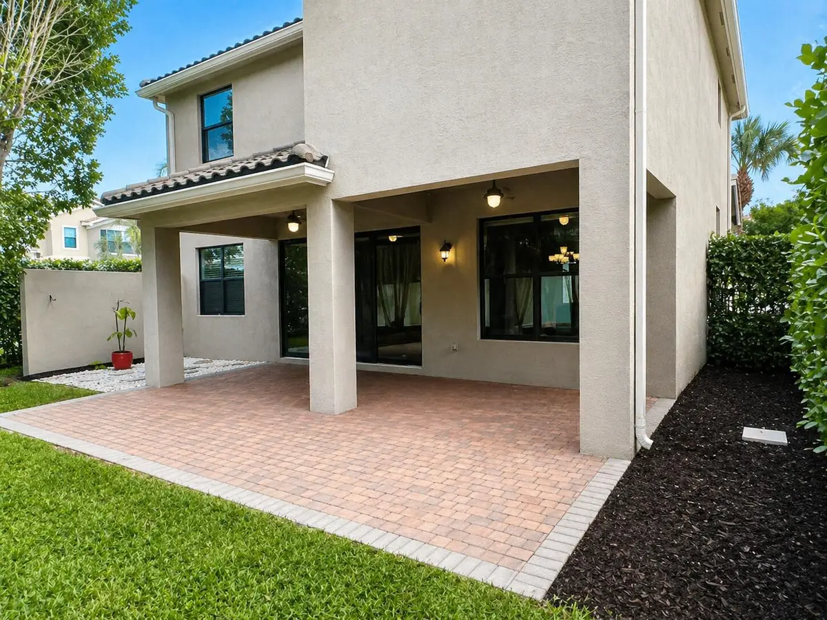 new back of patio house at 8079 Snowflake Obsidian Trail, Delray Beach