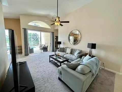 FAMILY ROOM WITH TV at 360 NW Shoreline Circle, Port St. Lucie