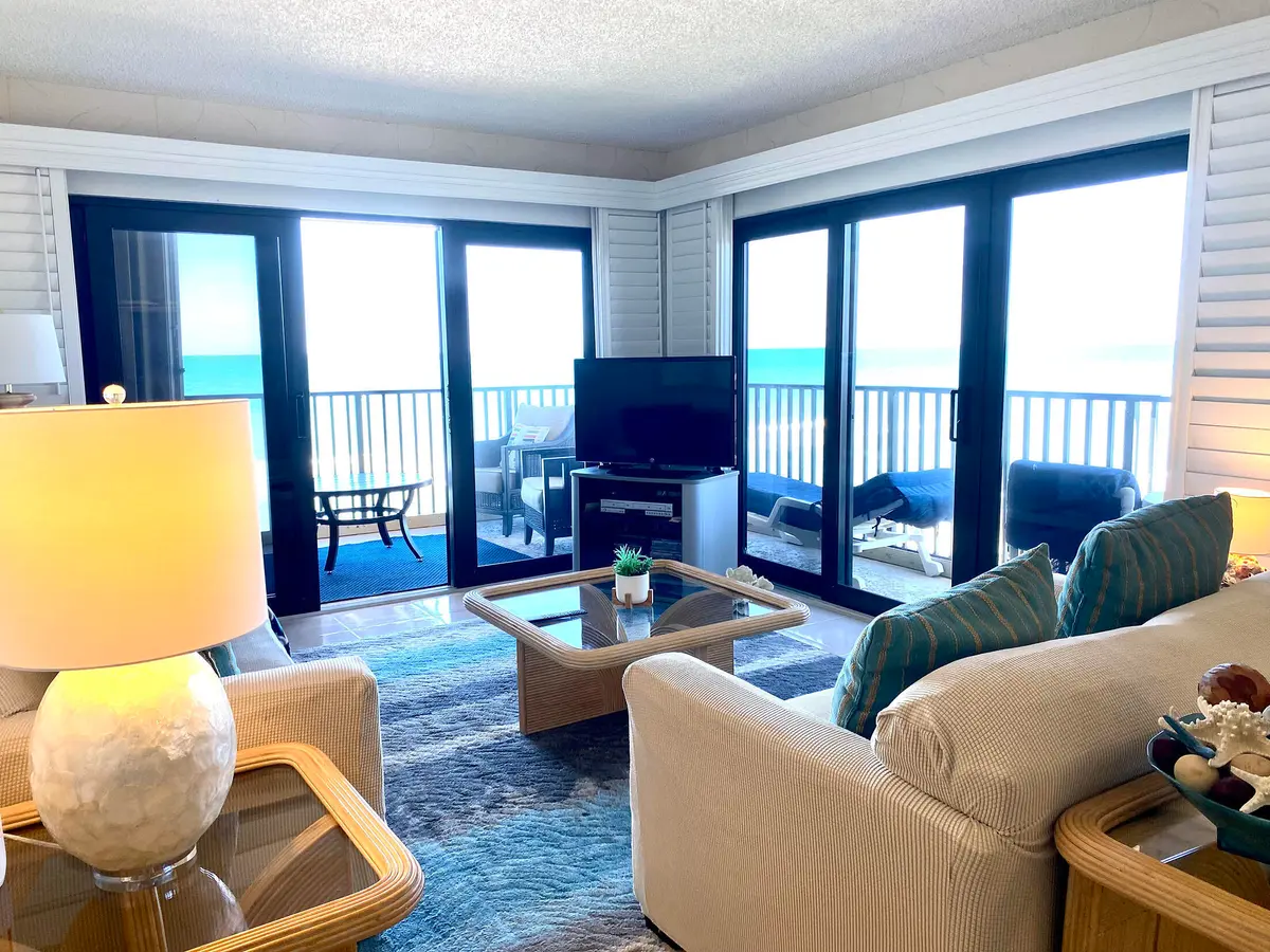 Living Room at 10200 S Ocean Drive 710, Jensen Beach