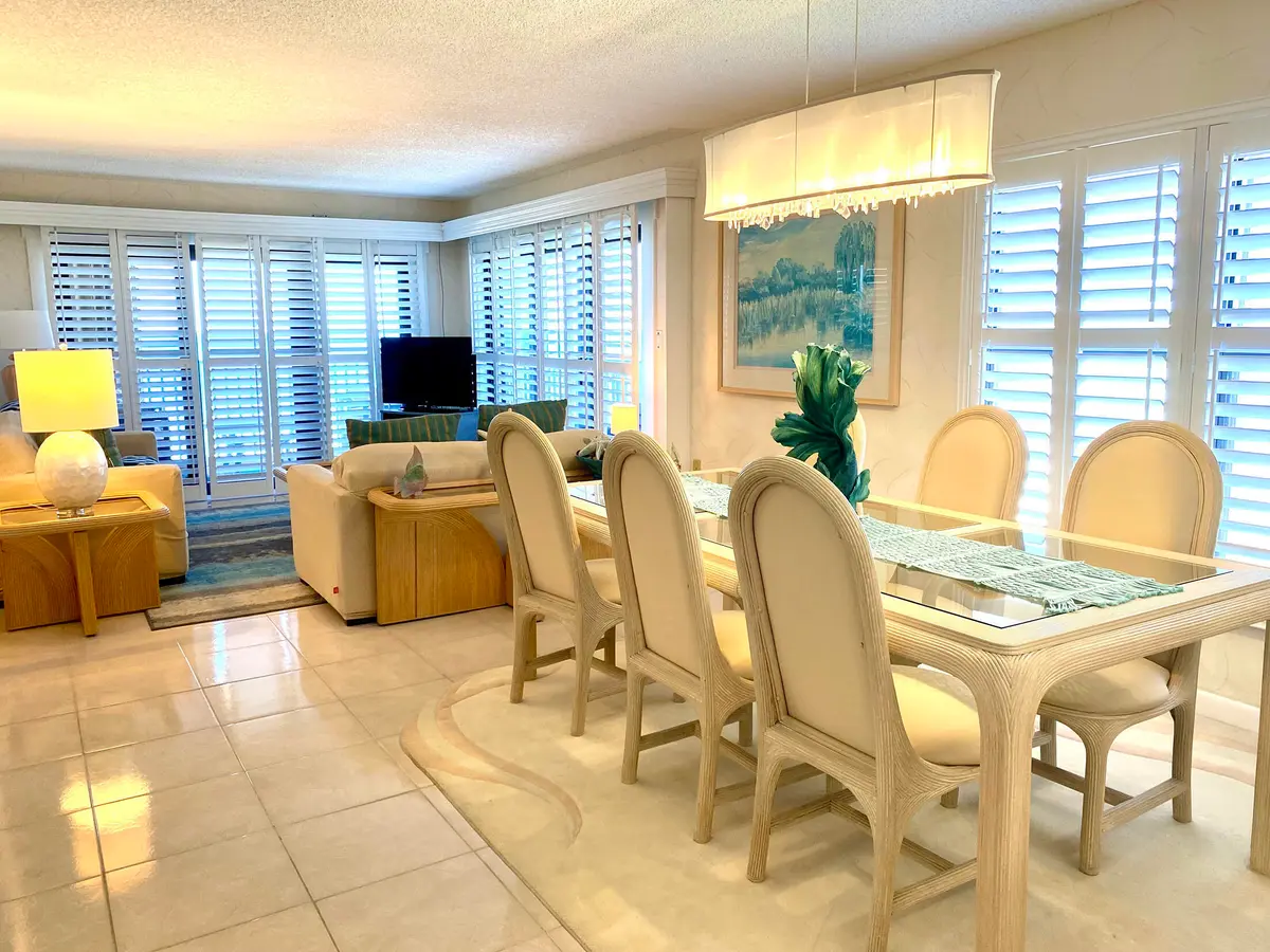 Dining Room at 10200 S Ocean Drive 710, Jensen Beach