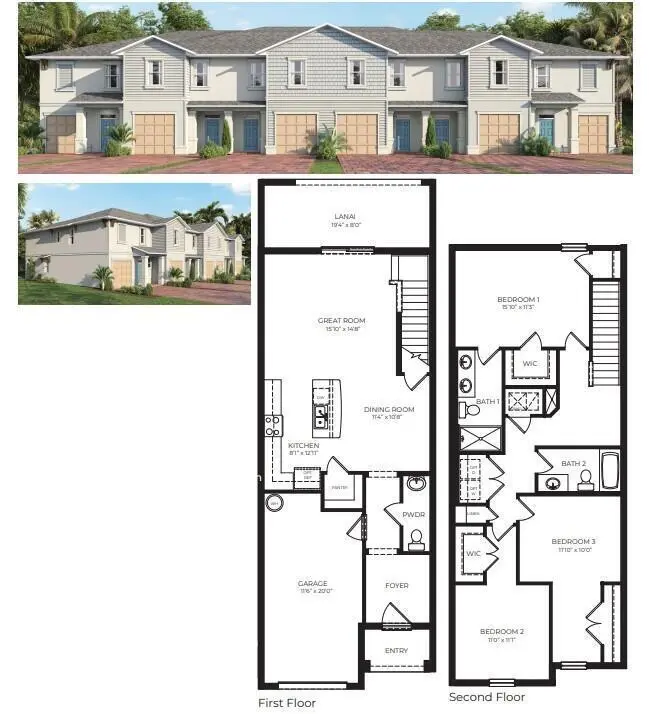 GLEN FLOORPLAN at 12810 SW Forli Way, Port St. Lucie