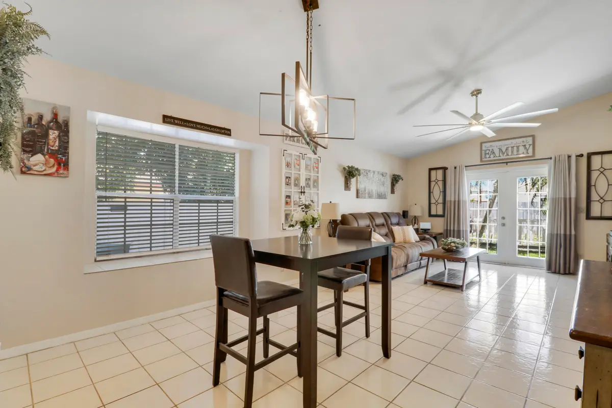 Dining - living area at 1437 Dandelion Lane, West Palm Beach