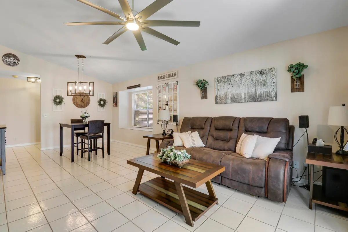 Living-dining area at 1437 Dandelion Lane, West Palm Beach