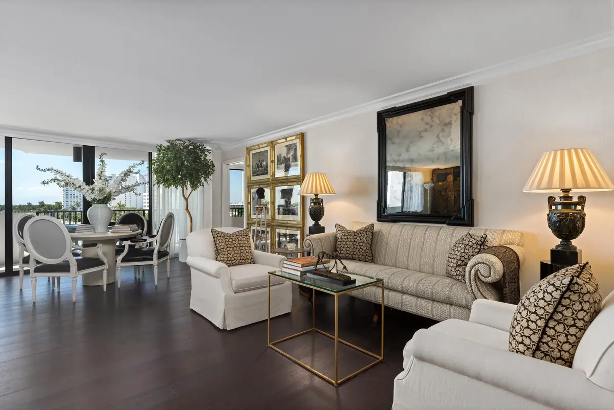 5 - Living Area copy at 1200 S Flagler Drive 705, West Palm Beach