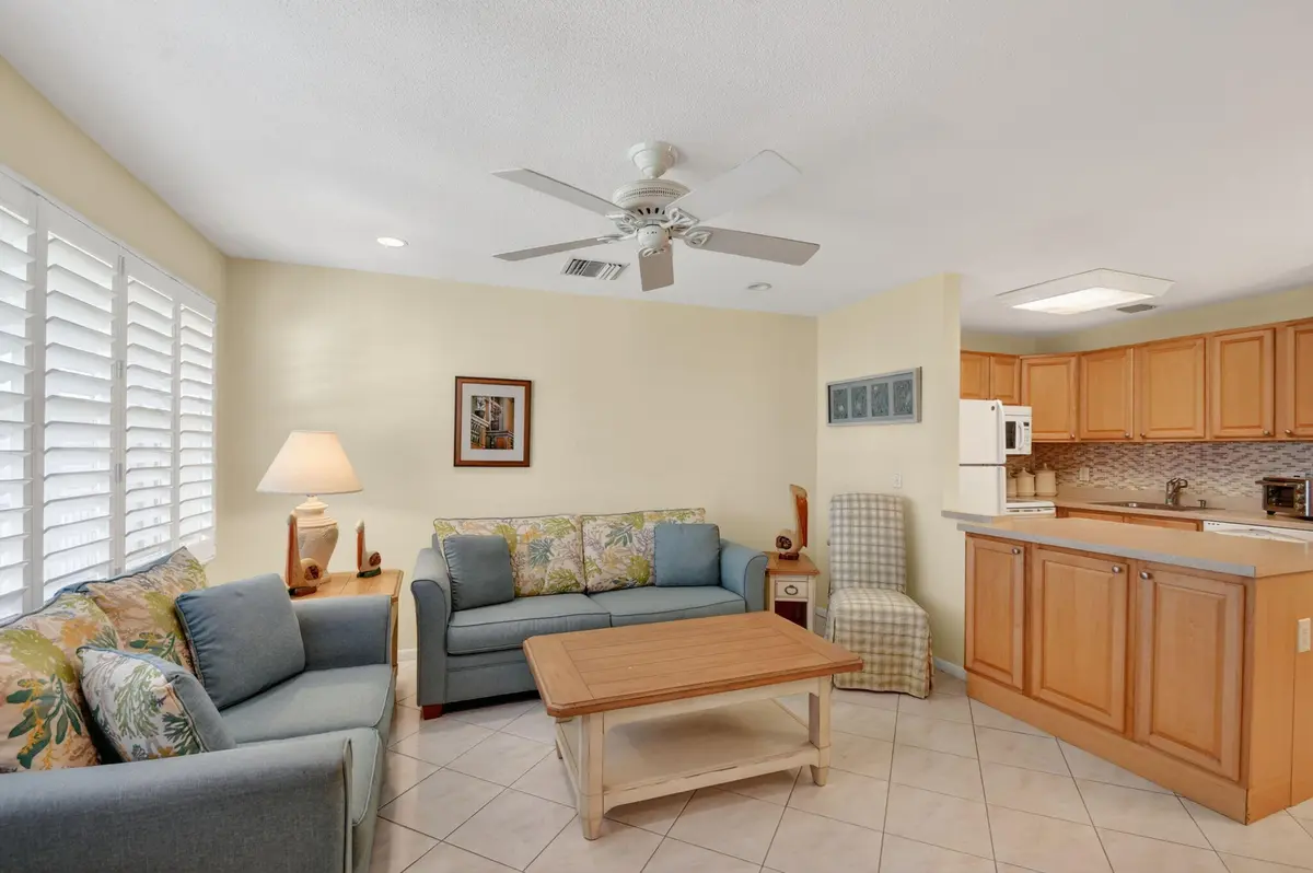 Living Room at 600 Horizon 207, Boynton Beach