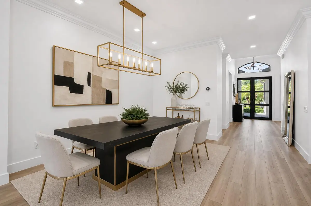 Dining Room with AI furniture at 10668 Regatta Ridge Road, Boynton Beach