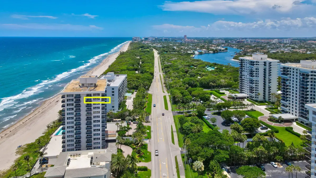 Aerial at 2066 N Ocean Boulevard 14nw, Boca Raton