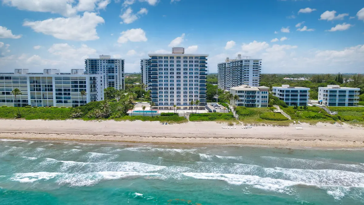 Aerial at 2066 N Ocean Boulevard 14nw, Boca Raton