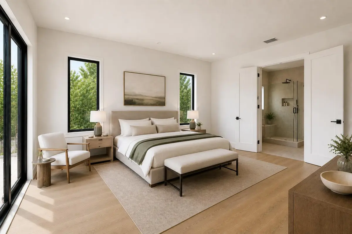 Master Bed at 11 Middle Road, Sewalls Point