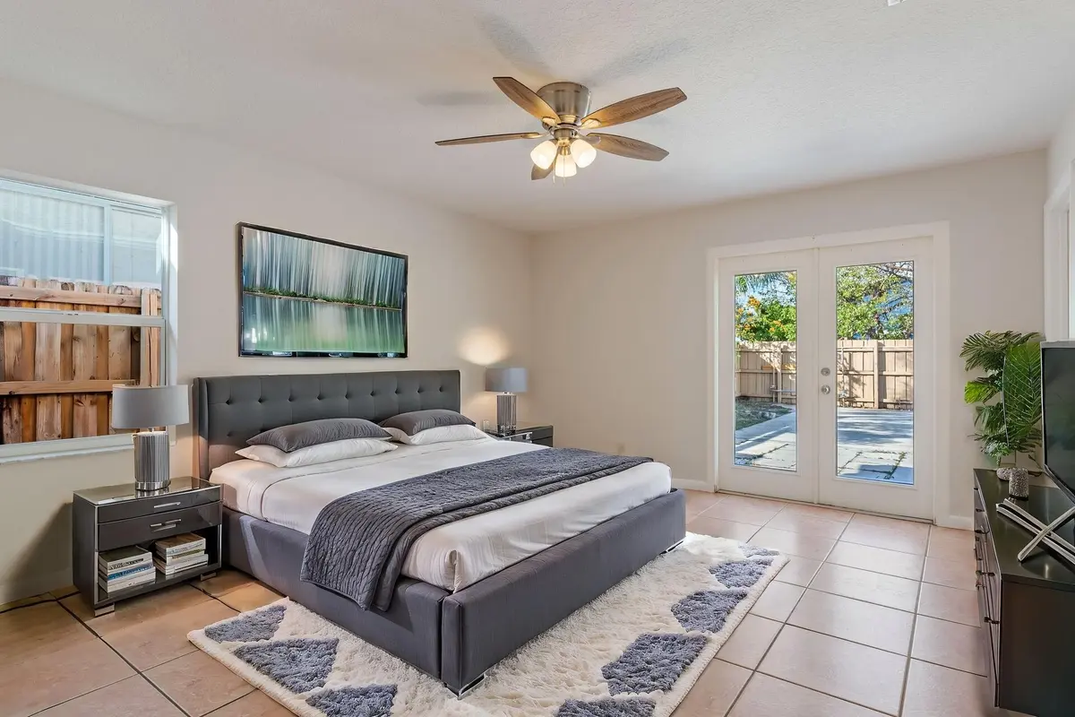 Primary bedroom at 623 N L Street 1 (left Side), Lake Worth Beach