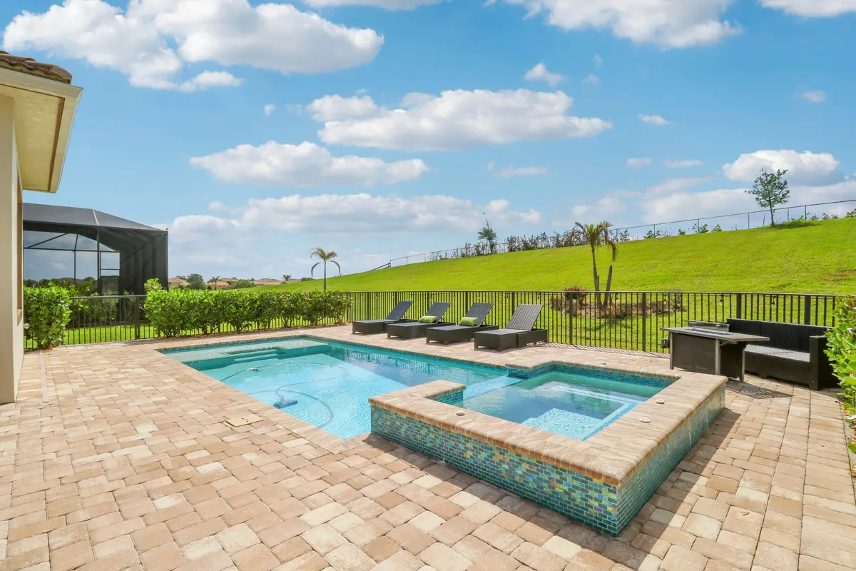 Pool & Spa at 9247 SW Miracoli Way, Port St. Lucie