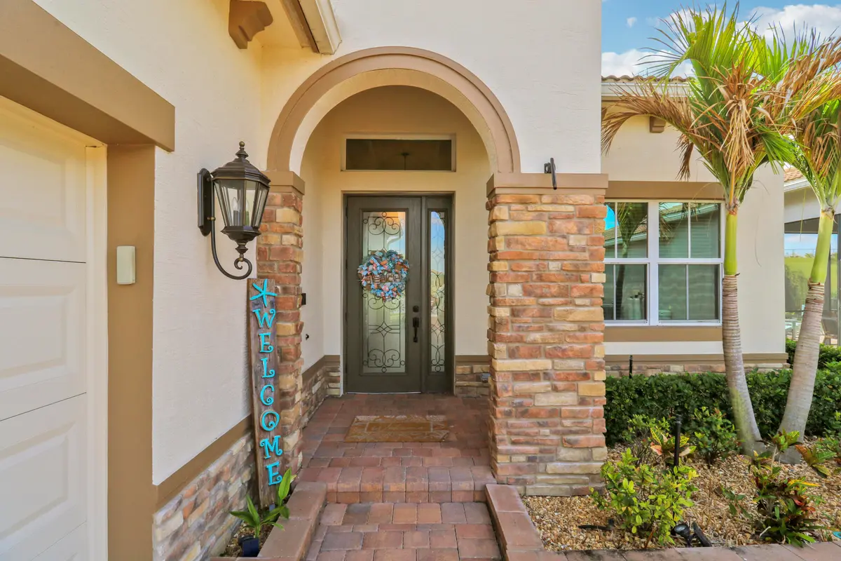 Front Entry at 9247 SW Miracoli Way, Port St. Lucie