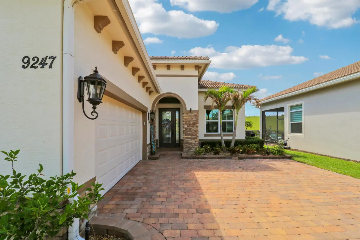 Front of House at 9247 SW Miracoli Way, Port St. Lucie