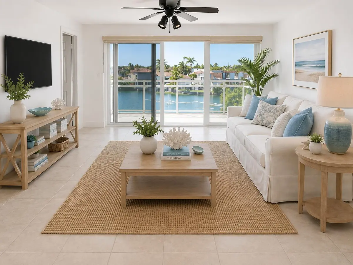 living room at 1160 Hillsboro Mile 304, Hillsboro Beach
