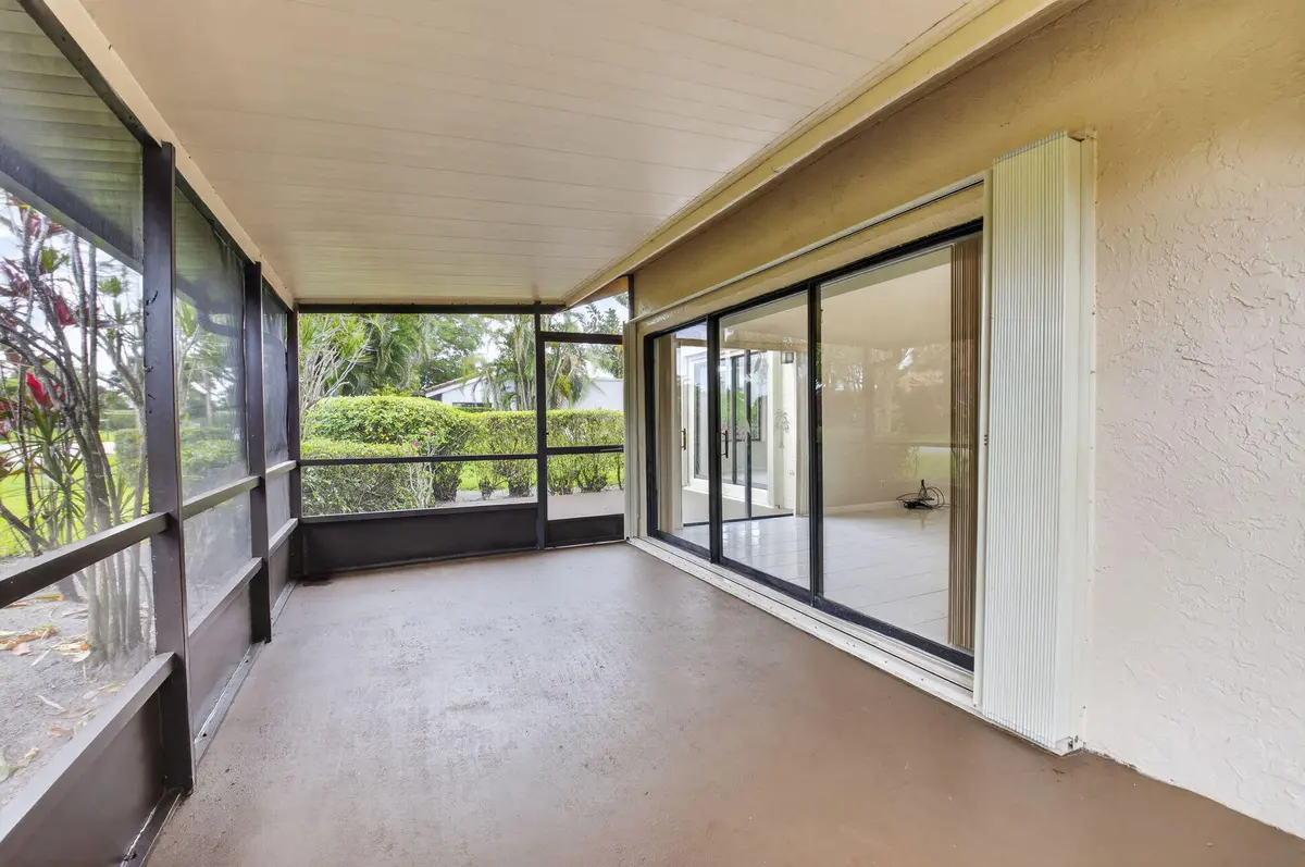 Covered Screened Patio at 5580 Piping Rock Drive, Boynton Beach