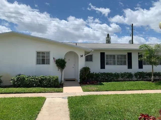 FRONT at 2916 Crosley Drive M, West Palm Beach