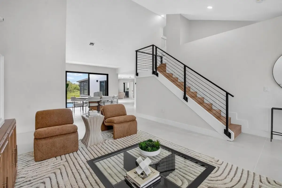Living Room at 7548 Fairway Trail, Boca Raton