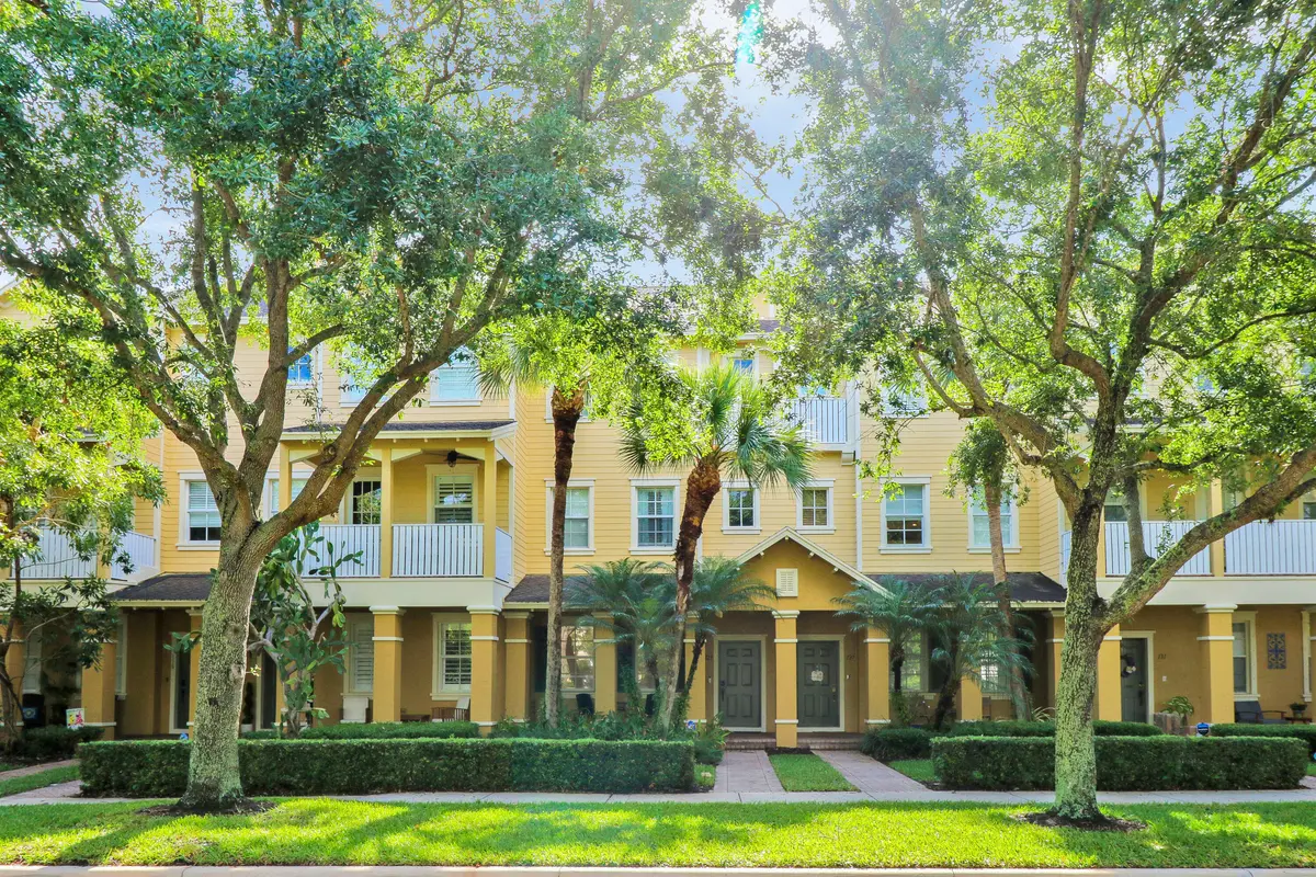 Front of Home at 123 E Thatch Palm Circle, Jupiter