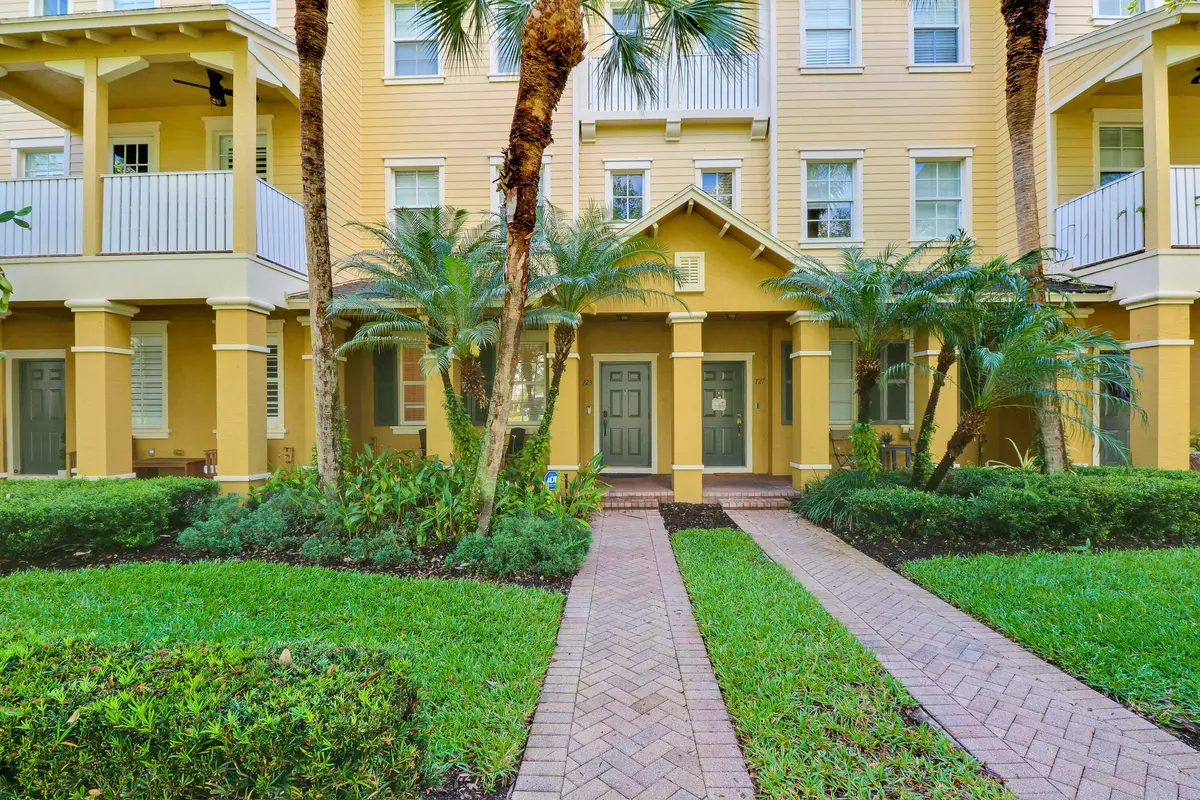 Close Up of Front at 123 E Thatch Palm Circle, Jupiter