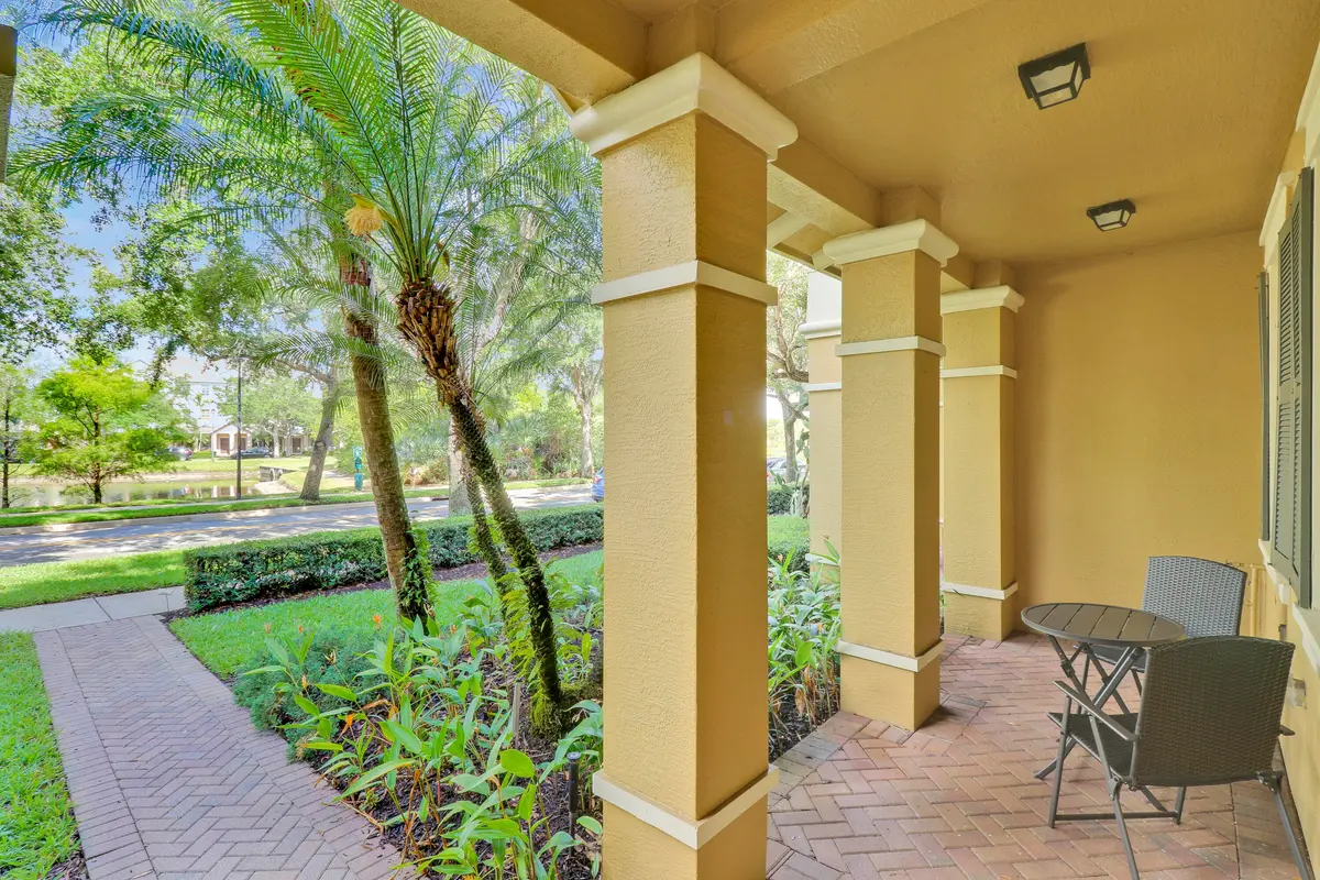 Front Porch at 123 E Thatch Palm Circle, Jupiter