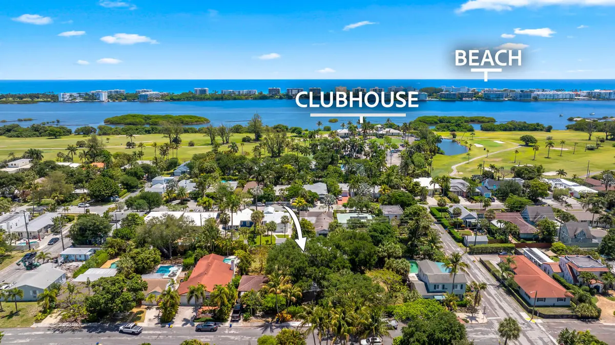 Aerial at 706 N Palmway, Lake Worth Beach