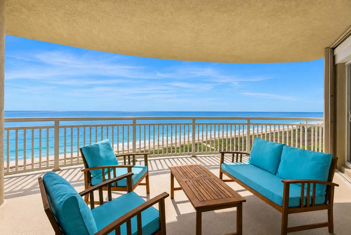Main Balcony Views at 3702 N Hwy A1a 801, Hutchinson Island