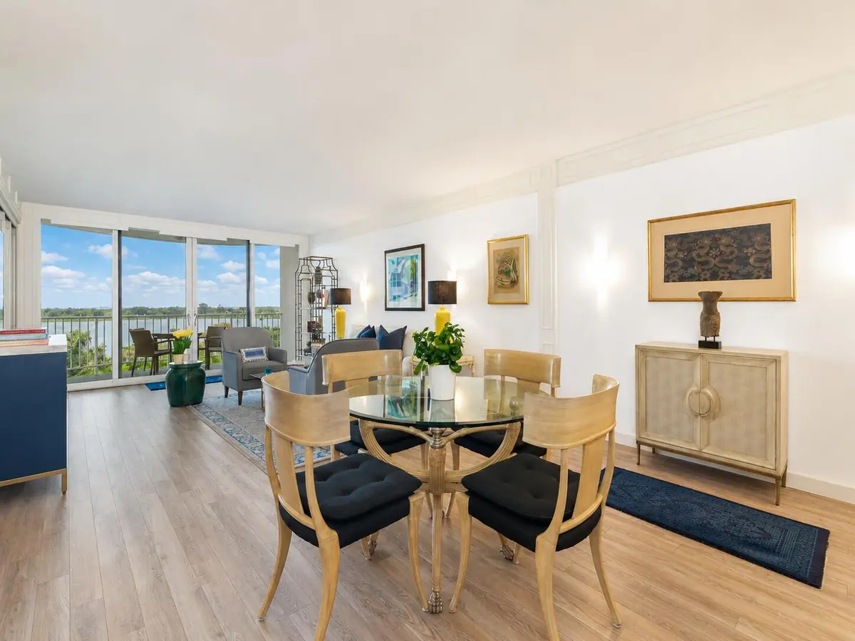 Living/dining at 2295 S Ocean Boulevard 715, Palm Beach