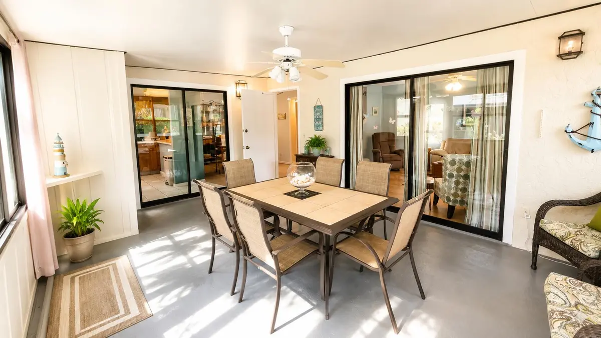 Florida Room toward interior at 7442 SE Jamestown Terrace, Hobe Sound
