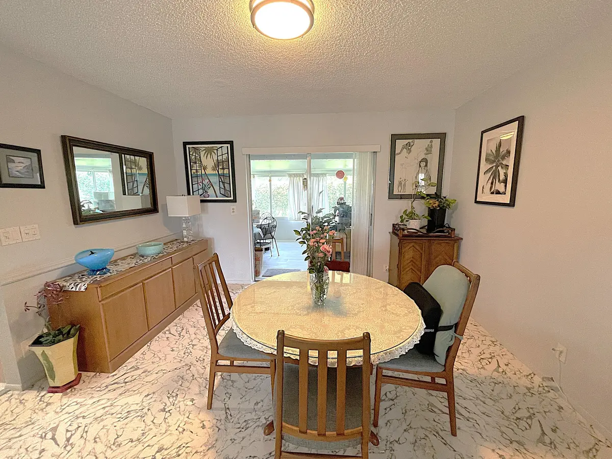 Dining Area at 2431 Del Aire Boulevard 115-d, Delray Beach