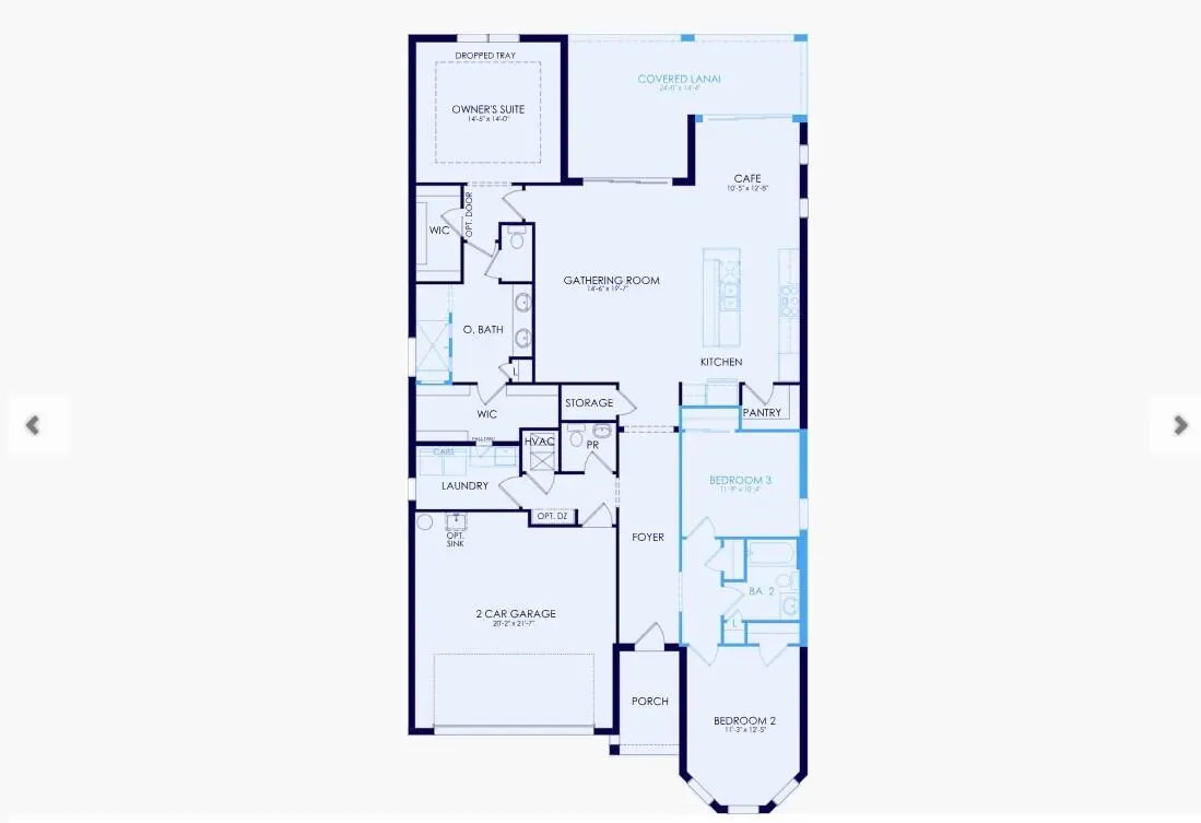 Floorplan at 4405 SW Cornerstone Way Prestige 167, Stuart