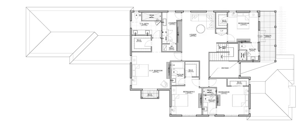 506 NE 3rd Ave - 2nd Floor Plan at 506 NE 3rd Avenue, Delray Beach