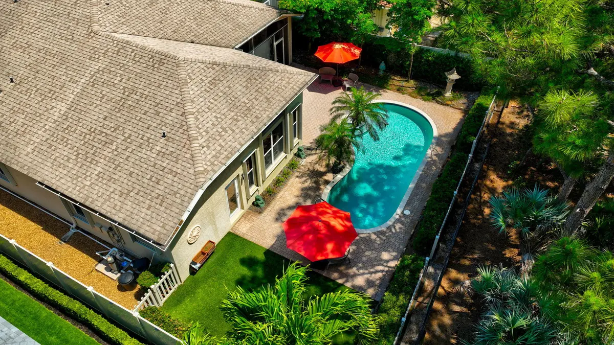 Aerial at 68 Lake Eden Drive, Boynton Beach