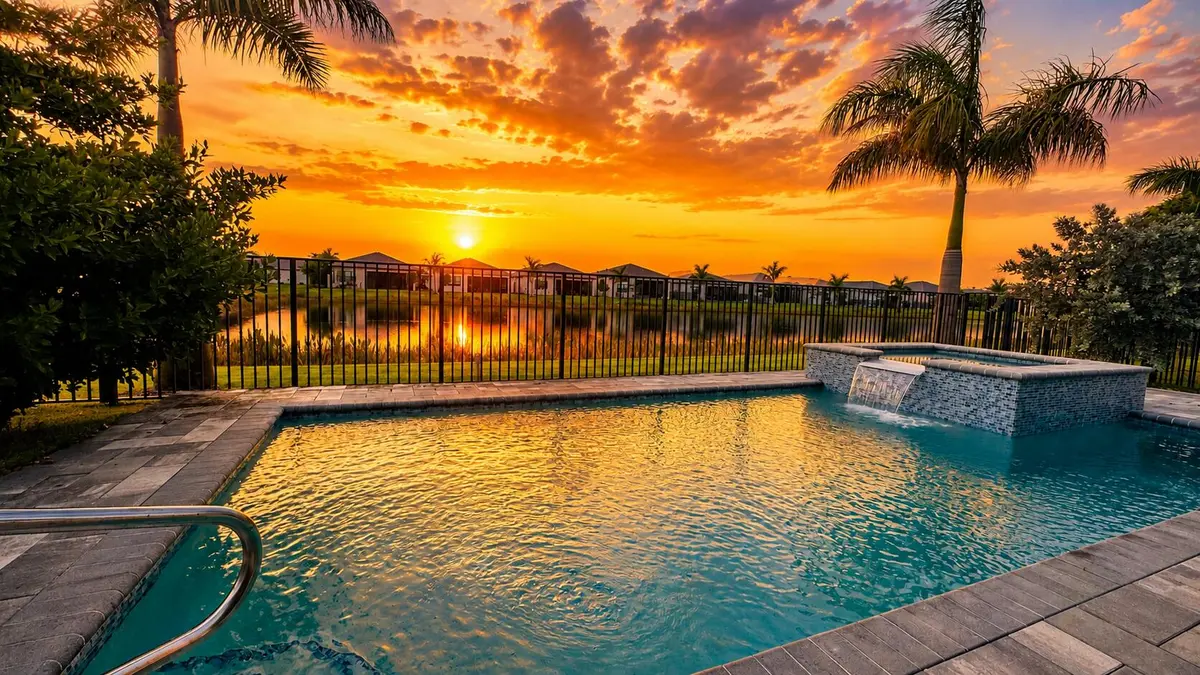 Custom Pool at 9674 Spruce Woods Drive, Boynton Beach