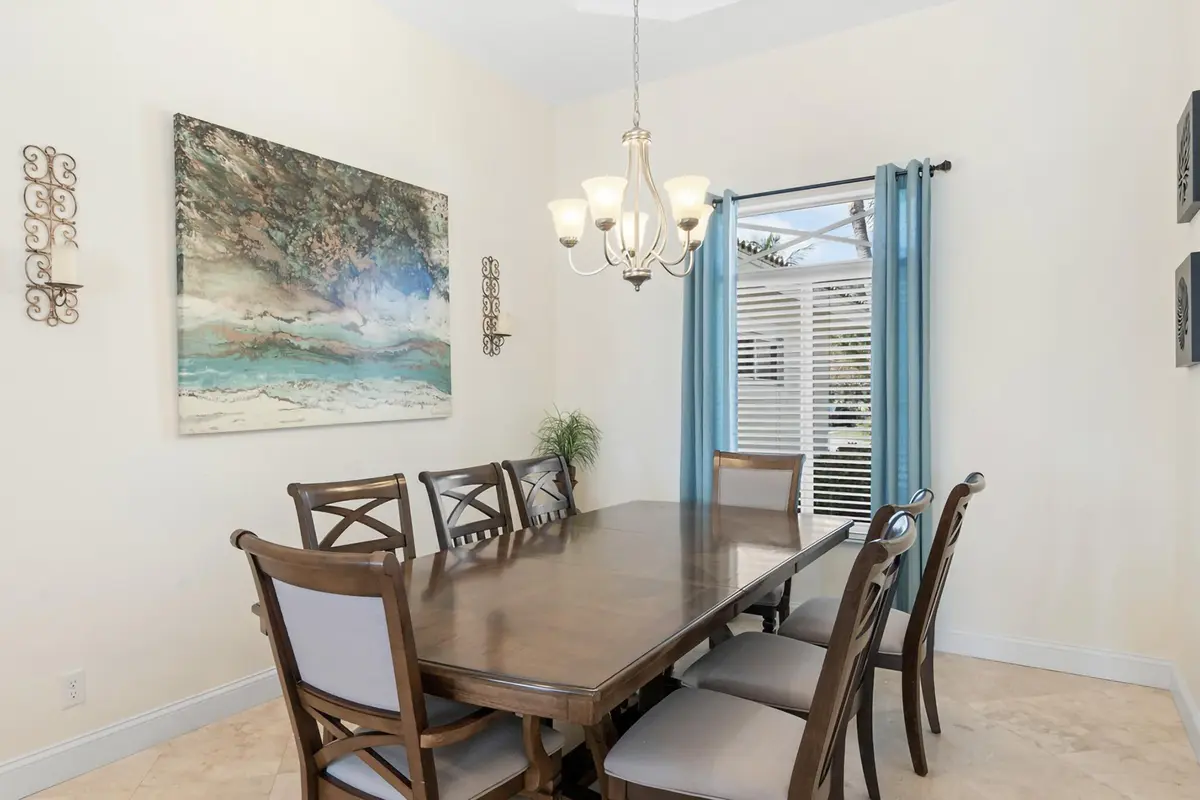 Dining Room at 3219 Karen Drive, Delray Beach