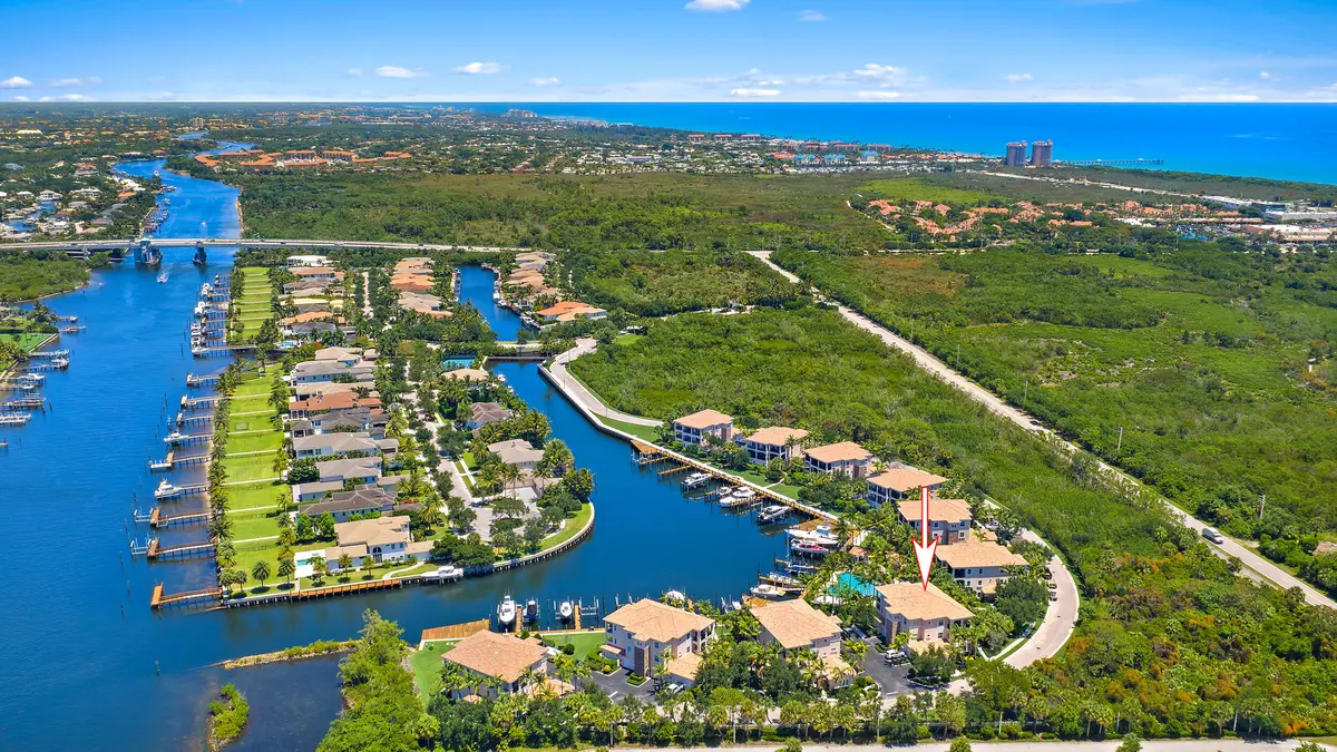 Aerial at 13501 Treasure Cove Circle, North Palm Beach
