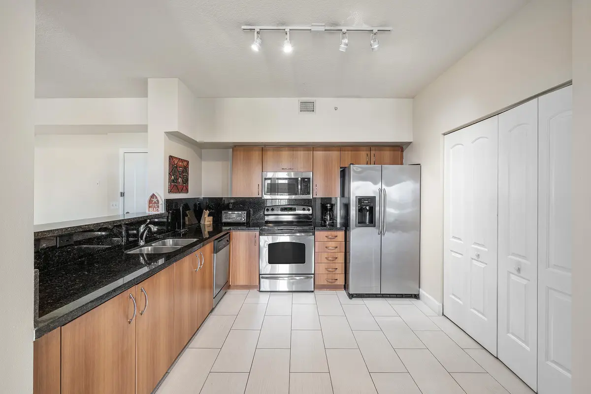 Kitchen at 255 NE 3rd Avenue 2503, Delray Beach