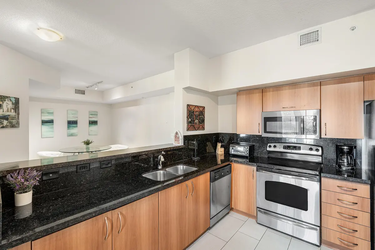 Kitchen at 255 NE 3rd Avenue 2503, Delray Beach